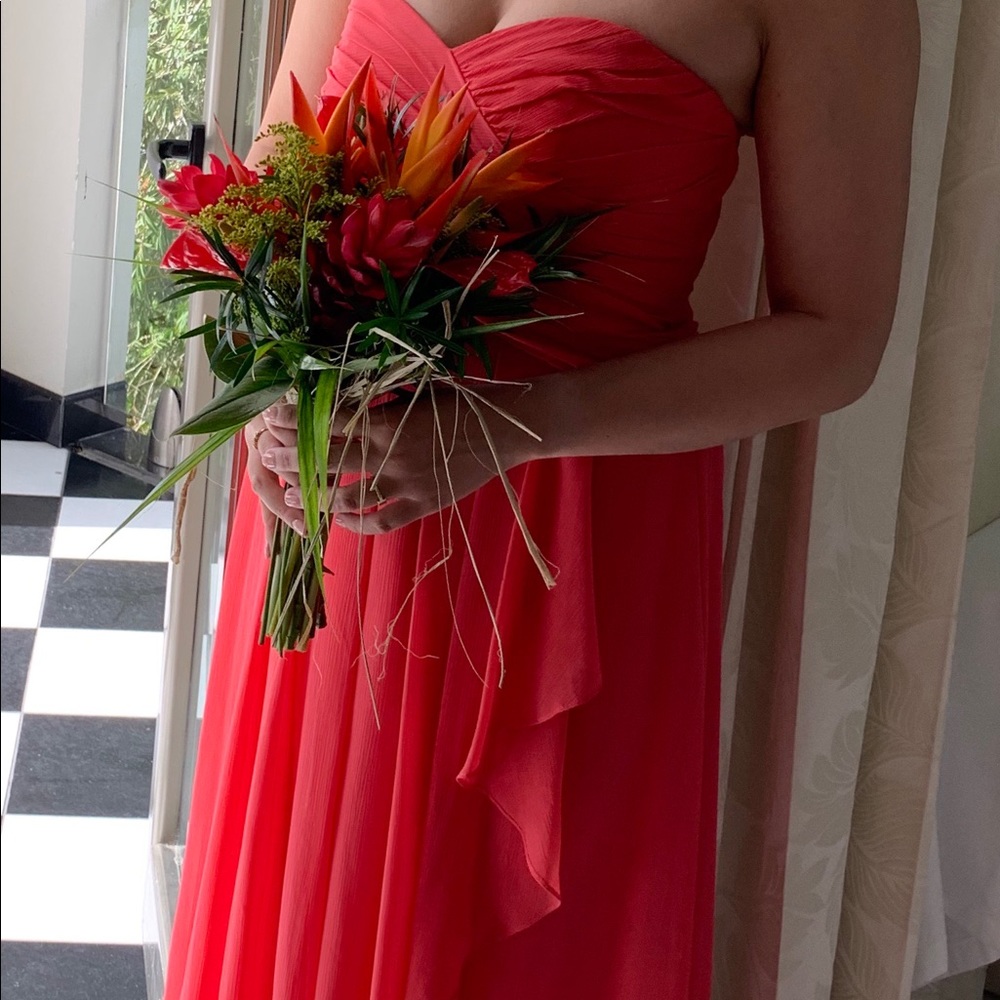 David’s bridal guava bridesmaid w10840 size 8